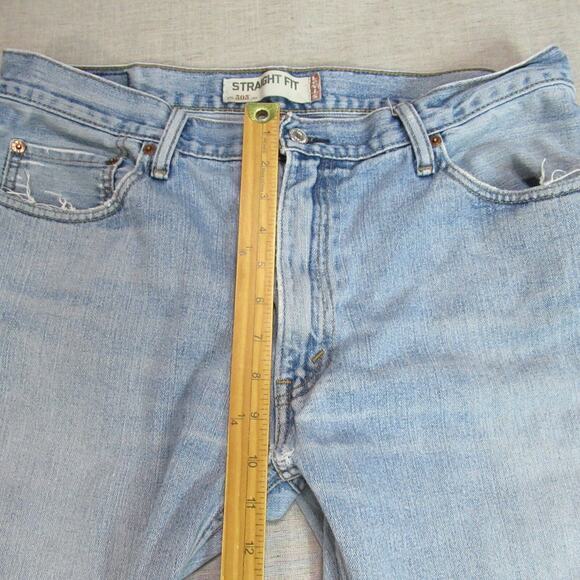 Vintage Levis 505 Jeans Mens 36x34 Blue Straight Fit Grunge Cowboy USA 90s Y2K - Picture 10 of 13